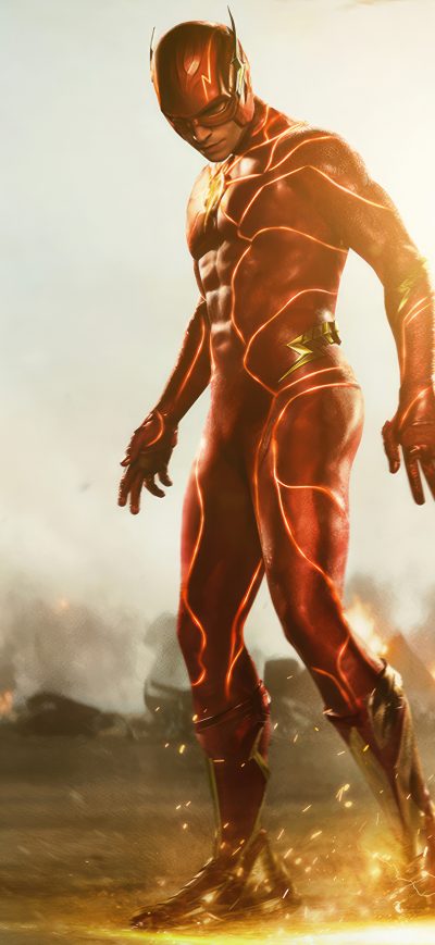 Fond d'écran iPhone Flash In The Flash Movie Poster 5k