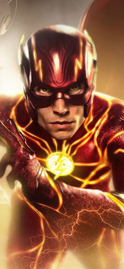 Fond d'écran iPhone The Flash Worlds Collide 5k