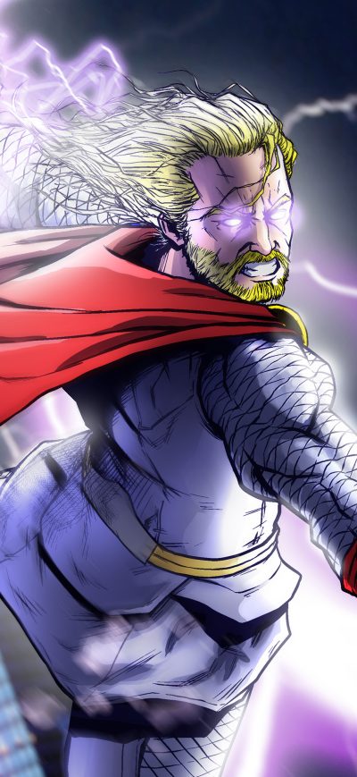 Fond d'écran iPhone Thor 4k Arts