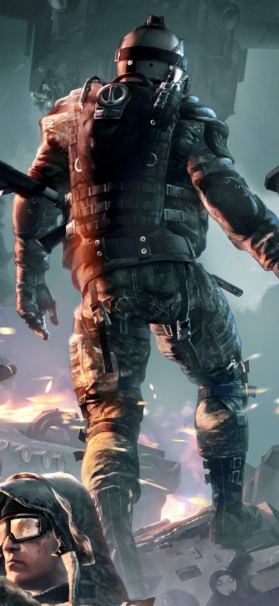Fond d'écran iPhone Warface 5k