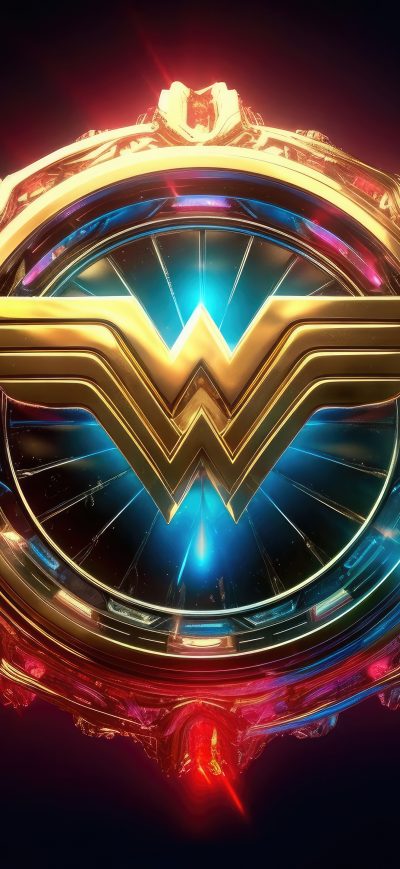 Fond d'écran iPhone Wonder Woman Logo 5k
