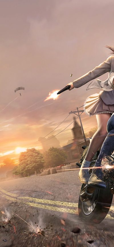 Fond d'écran iPhone PUBG Helmet Guy With Girl 4k