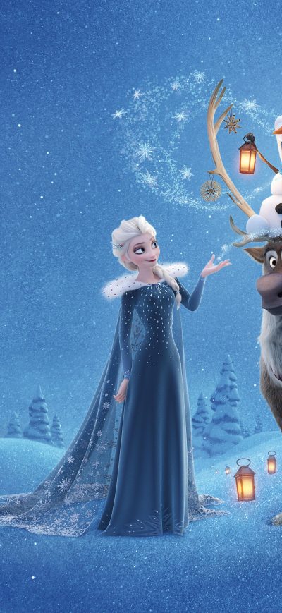Fond d'écran iPhone Olafs Frozen Adventure 8k