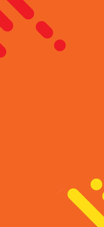 Fond d'écran Orange Minimalism sur iPhone