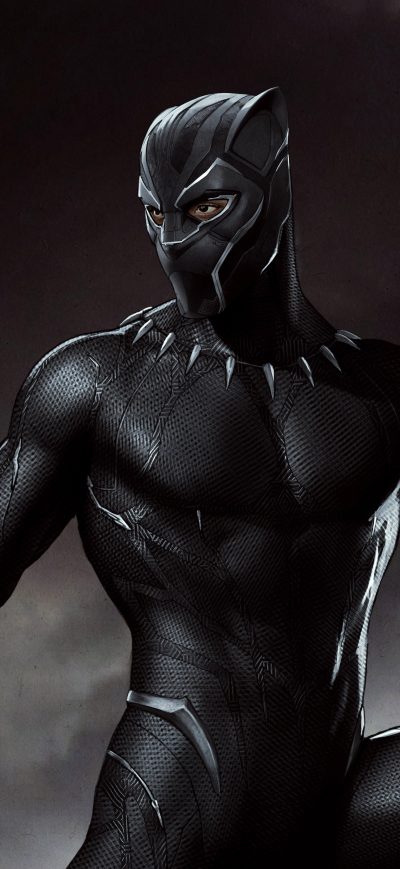 Fond d'écran iPhone Black Panther 5k Artwork