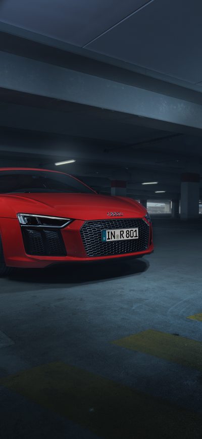 Fond d'écran iPhone Audi R8 V10 Plus In Parking 4k