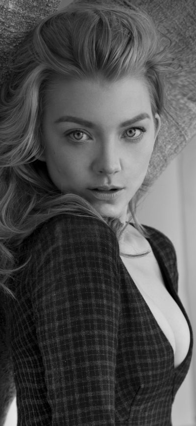 Fond d'écran iPhone Natalie Dormer Monochrome 5k
