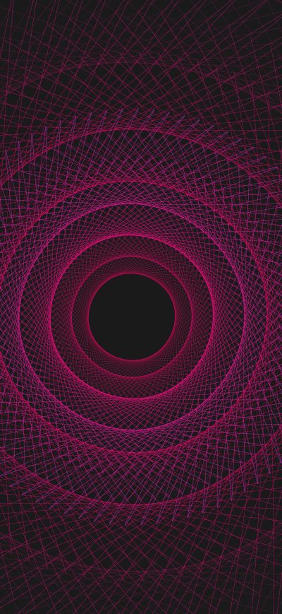 Fond d'écran iPhone Abstract Pink Wireframe Pattern 4k
