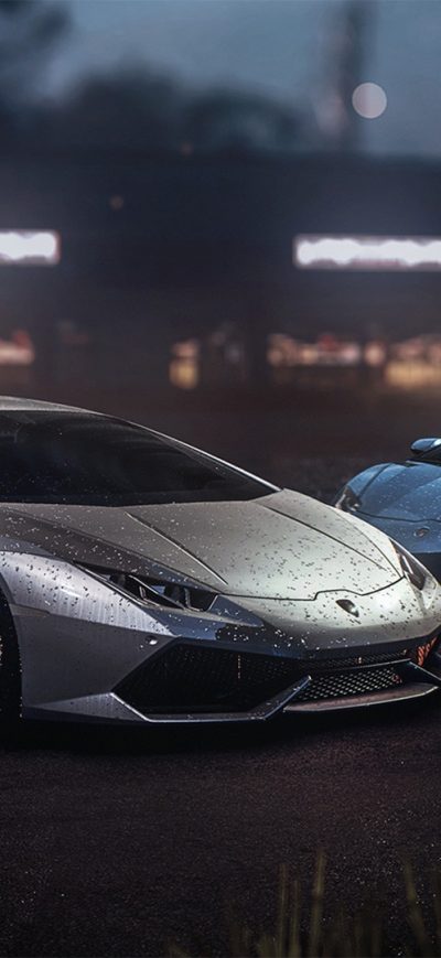 Fond d'écran iPhone Lamborghini Aventador And Huracan GTA Online The Outrun Overdrive DLC 2018