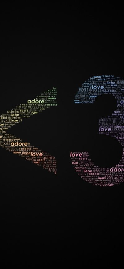 Fond d'écran iPhone Word Clouds Typography