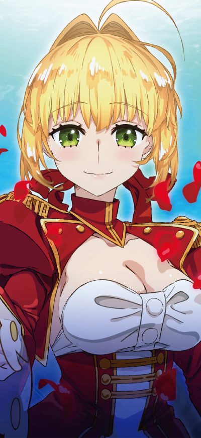 Fond d'écran iPhone Anime Fate Extra Nero Claudius Red Saber