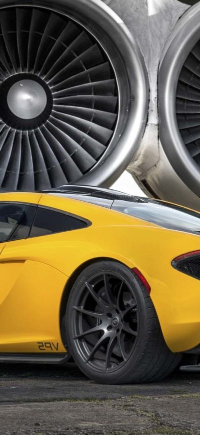 Fond d'écran iPhone Mclaren P1 Yellow