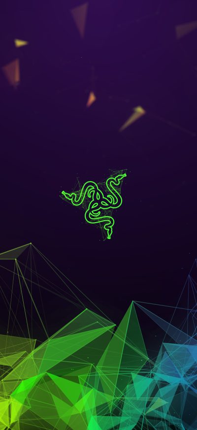 Fond d'écran iPhone Razer Colorful Abstract 4k