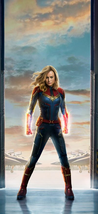 Fond d'écran iPhone Captain Marvel Movie 2019 Offical Poster