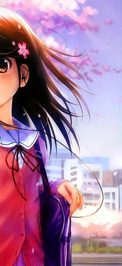 Fond d'écran iPhone Anime Girl With Headphones
