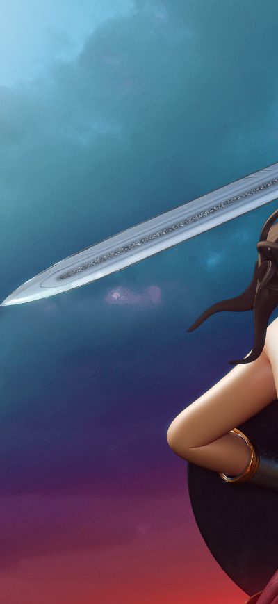 Fond d'écran iPhone Wonder Woman 3d