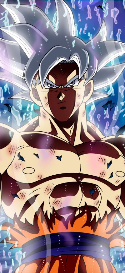 Fond d'écran iPhone Ultra Instinct Goku Dragon Ball 5k