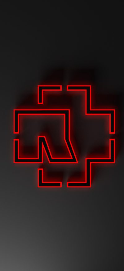 Fond d'écran Rammstein Logo sur iPhone