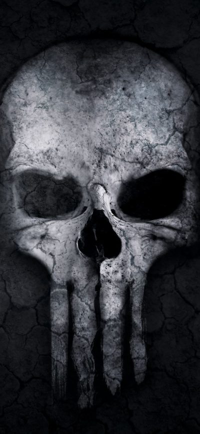 Fond d'écran iPhone Punisher Skull Artwork