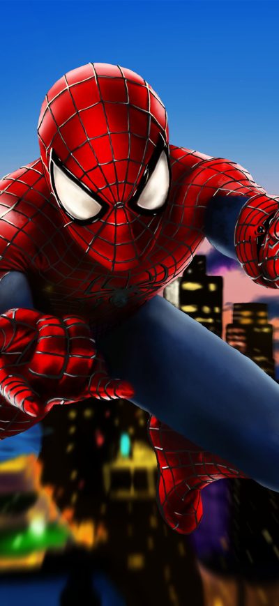 Fond d'écran iPhone Spiderman 4k Art