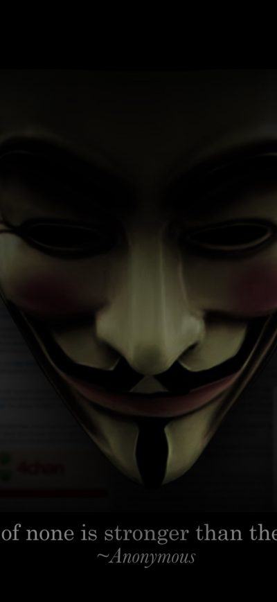 Fond d'écran iPhone Anonymus Quotes