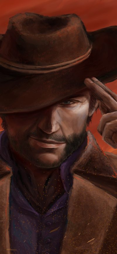 Fond d'écran iPhone Arthur Morgan