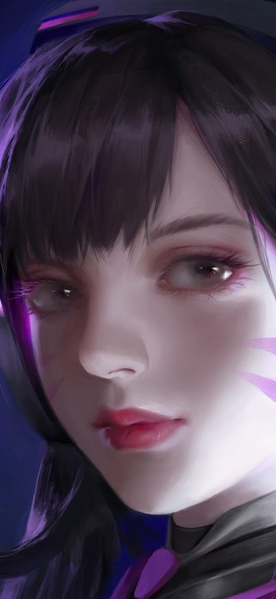 Fond d'écran iPhone Artwork Dva Overwatch