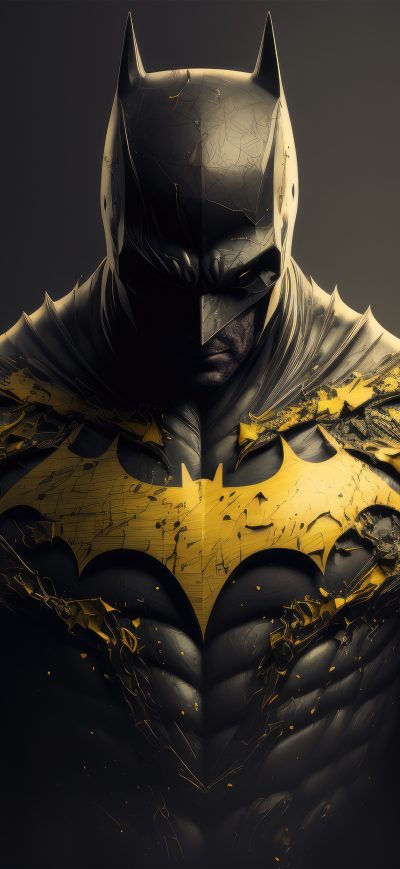 Fond d'écran iPhone Batman The Golden Suit