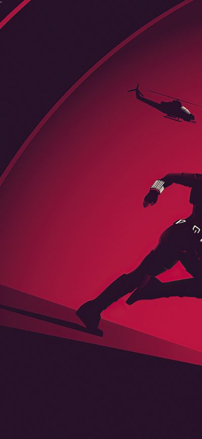 Fond d'écran iPhone Black Widow Minimal Movie Poster 5k