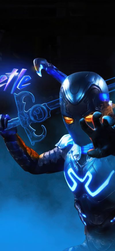 Fond d'écran iPhone Blue Beetle 4k