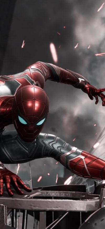 Fond d'écran iPhone Spiderman Iron Suit Ps4