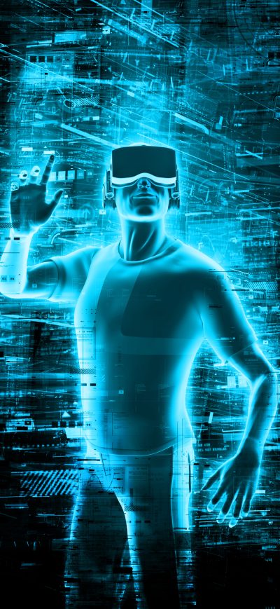 Fond d'écran iPhone Virtual Reality Technology 5k