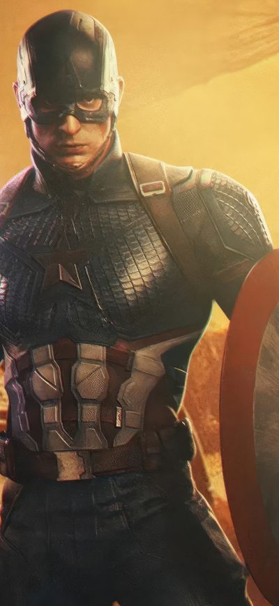 Fond d'écran iPhone Captain America The Avengers 5k