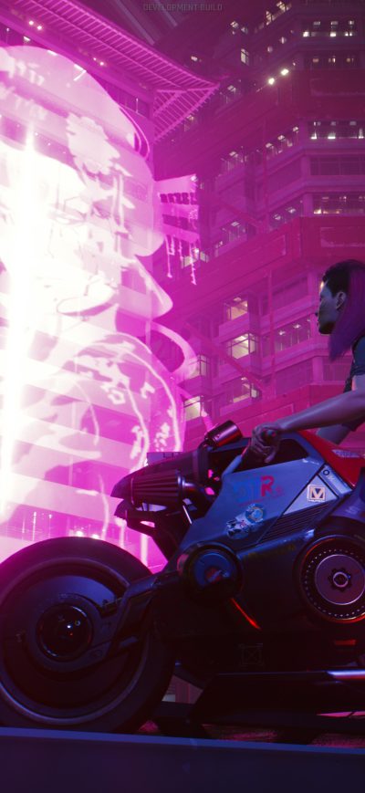 Fond d'écran iPhone Cyberpunk 2077 Night City