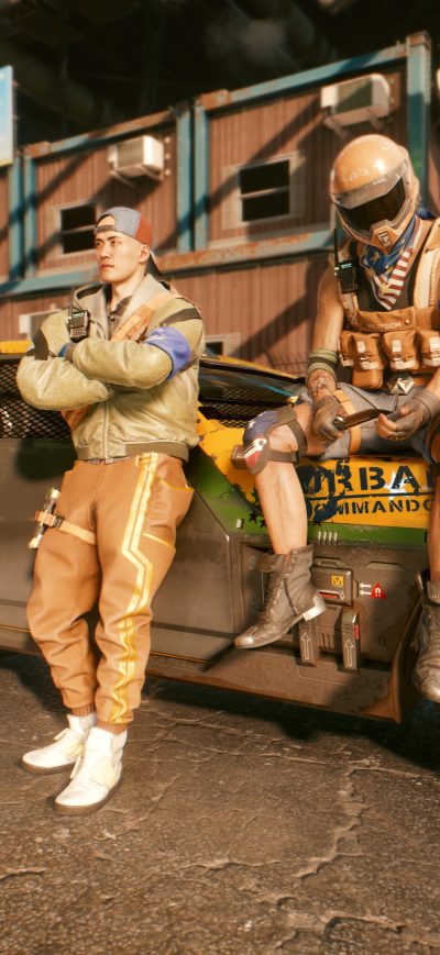 Fond d'écran iPhone Character Cyberpunk 2077