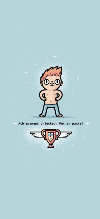 Fond d'écran iPhone Achievement Unlocked