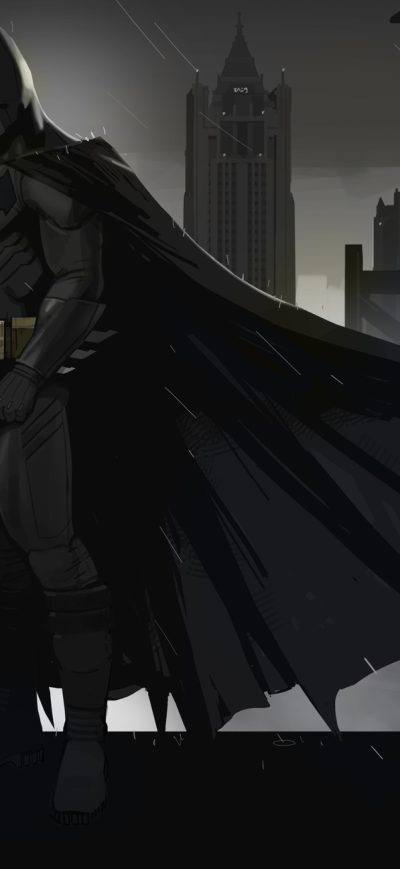 Fond d'écran iPhone Batman Gotham Art