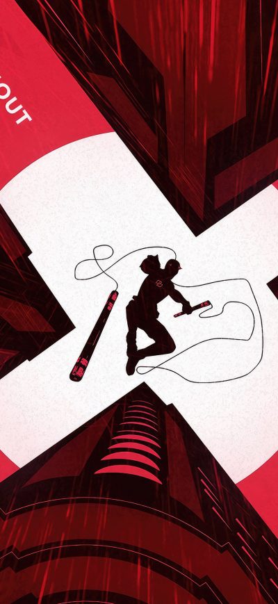 Fond d'écran iPhone Matt Murdock Daredevil Minimal 4k