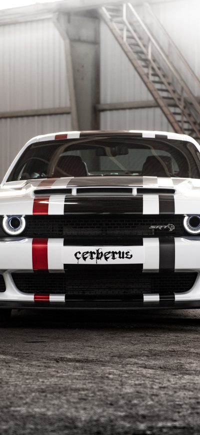 Fond d'écran iPhone Dodge Challenger Srt Hellcat Cerberus 5k