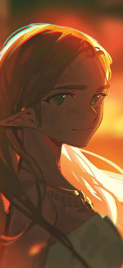 Fond d'écran iPhone Elf Girl Looking Back 4k