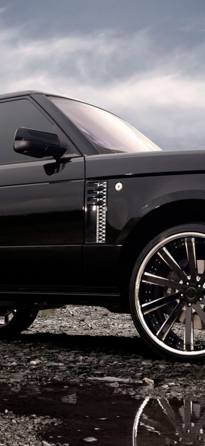 Fond d'écran Range Rover Tuned Wheels Black sur iPhone