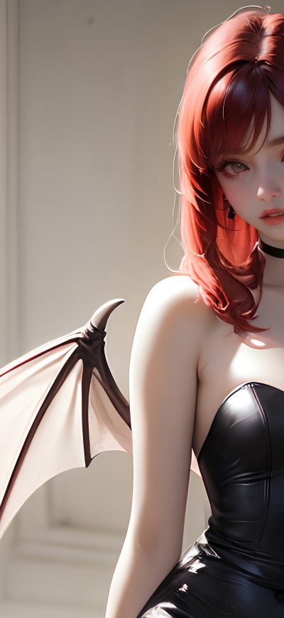 Fond d'écran iPhone Bat Wing Girl 5k