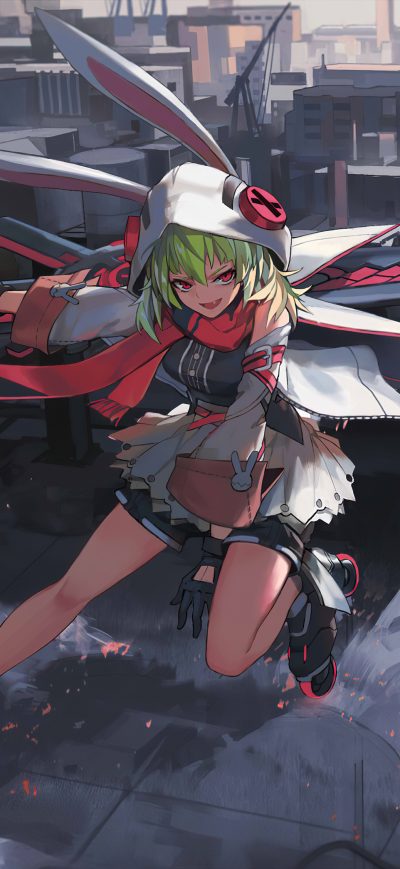 Fond d'écran Forever 7th Capital Anime Girl 4k sur iPhone