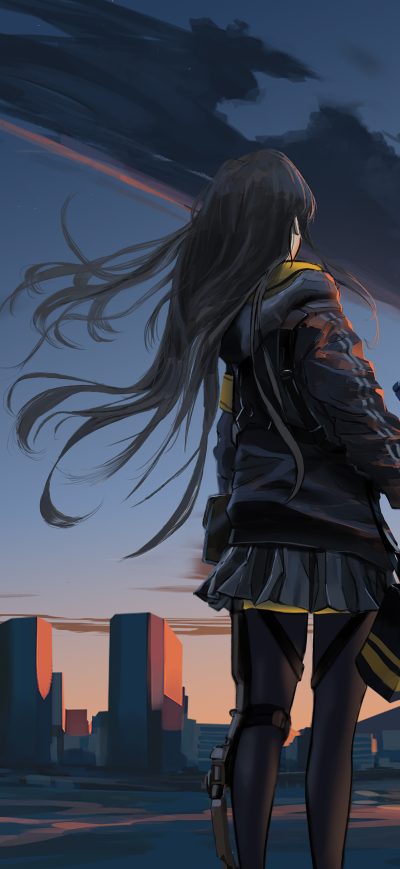 Fond d'écran iPhone Ump45 Girls Frontline 5k