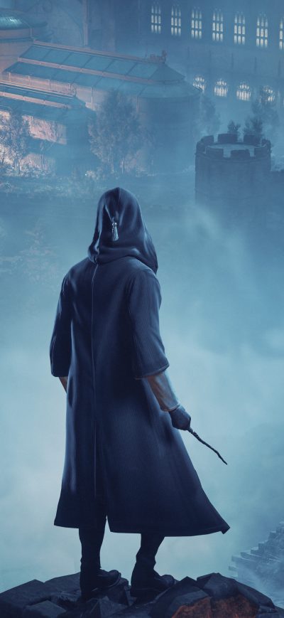 Fond d'écran iPhone Hogwarts Legacy 8k