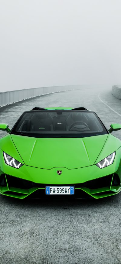 Fond d'écran iPhone Lamborghini Huracan Evo Spyder 4k