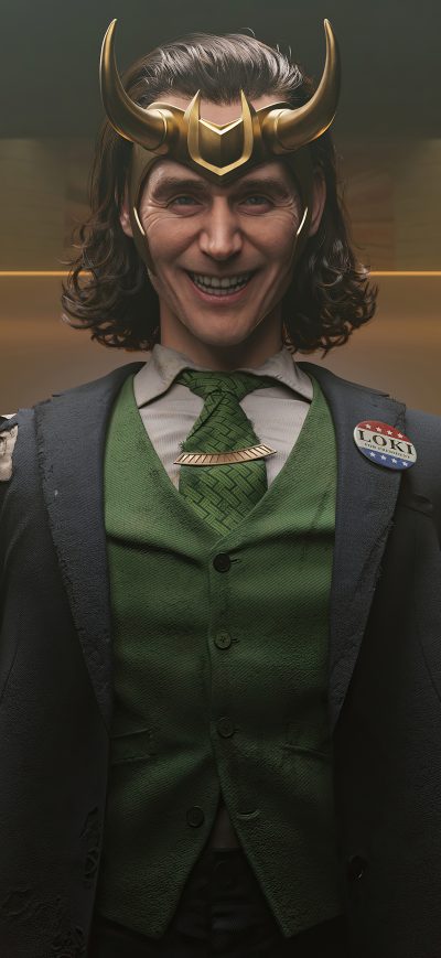 Fond d'écran iPhone When Loki Smiles 5k