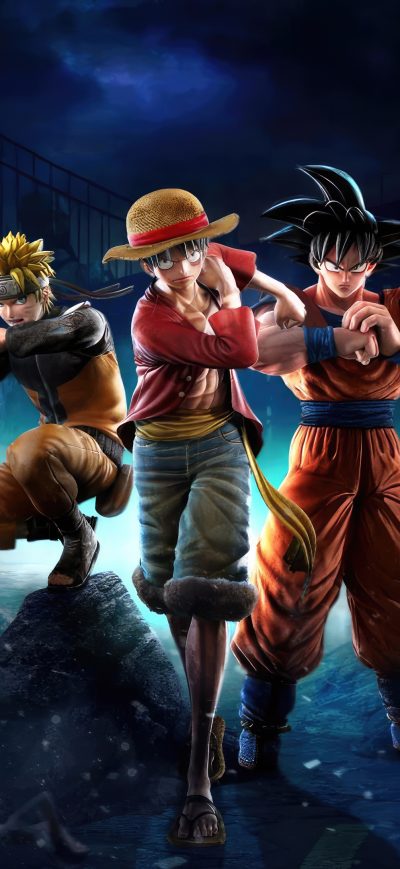 Fond d'écran iPhone Naruto Luffy And Goku