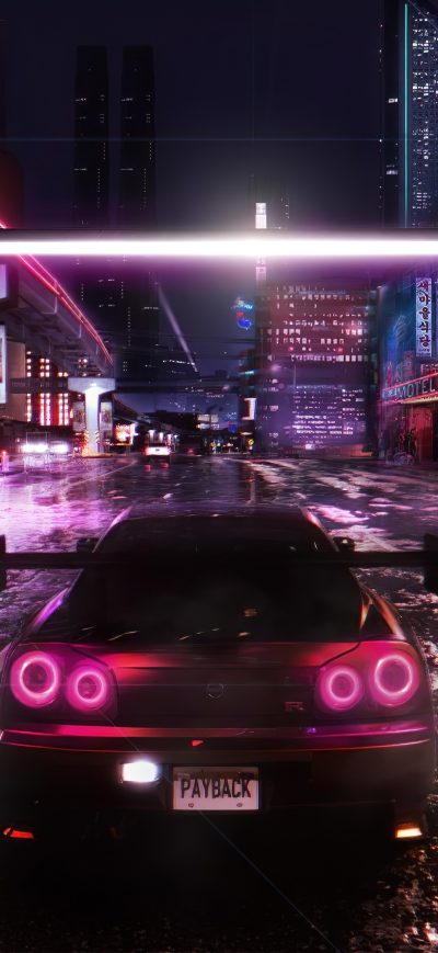 Fond d'écran iPhone Need For Speed Payback Cyberpunk 4k