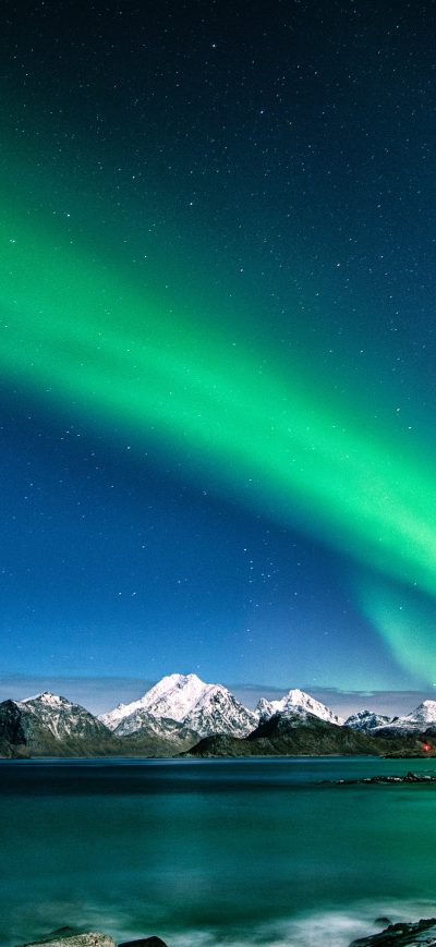 Fond d'écran iPhone Northern Lights 4k 5k